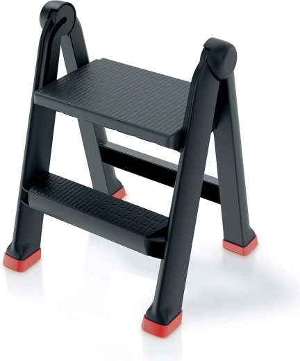 Skladacie plastové schodíky UNI Ladder PROSPERPLAST, 2 stupne, nosnosť 150 kg