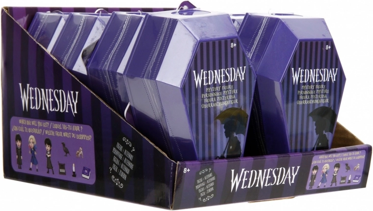 Figúrka Wednesday Deluxe blindpack 2,5" – kovová mini figúrka v sáčku