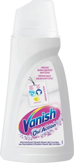Vanish Oxi Action tekutý odstraňovač škvŕn na biele prádlo 1 l