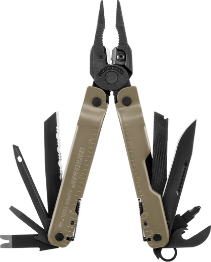 Leatherman Super Tool 300M coyote tan multifunkčný nástroj 18 funkcií