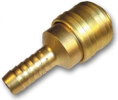 Rýchlospojka 1/4" na hadicu 6 mm z mosadze