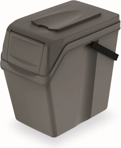 Triediaci odpadkový kôš Sortibox II 25 l – sivý kameň