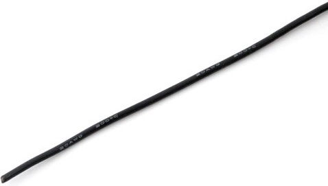 Silikónový vodič MSP 0,5 mm² (20 AWG) čierny 1 m - 1 kus