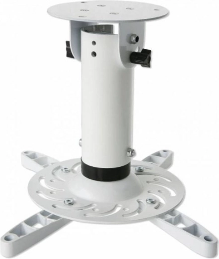 Stropný držiak projektora 20 cm biely