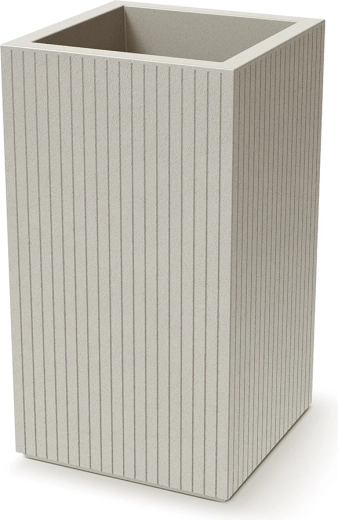 Kvetináč Coro Square High 40 × 40 × 70 cm pieskový