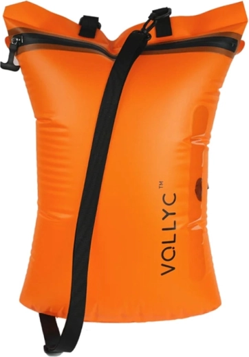 Flextail EZYBAG kompresný vodotesný vak 25 l oranžový