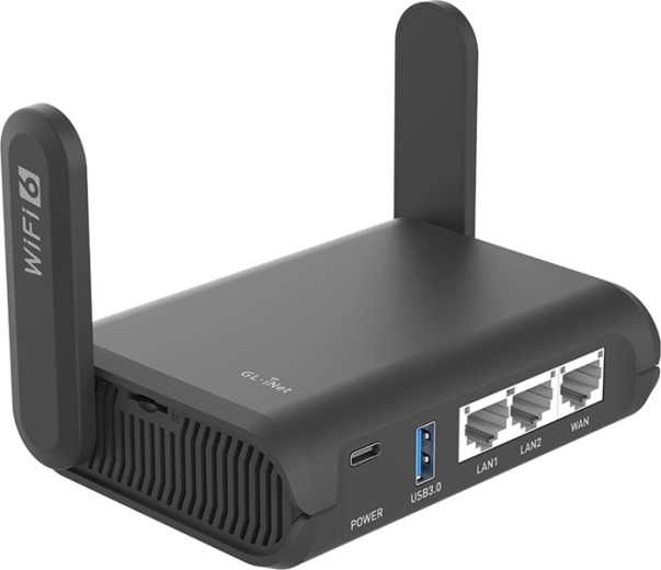 GL.iNet Slate AX Wi‑Fi 6 cestovný router