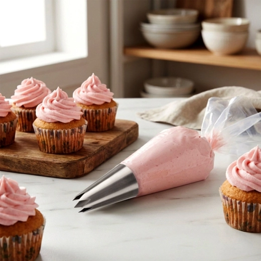 Jednoduché zdobenie s cukrárskym vrecúškom