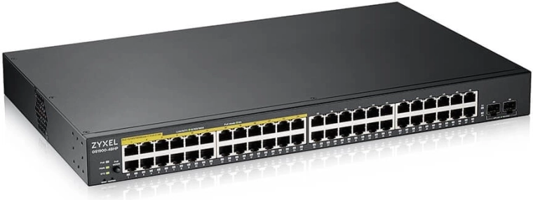Zyxel GS1900-48HP v2 spravovateľný gigabitový PoE+ switch do racku
