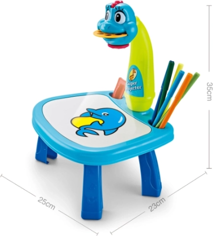 Stolík v tvare dinosaura