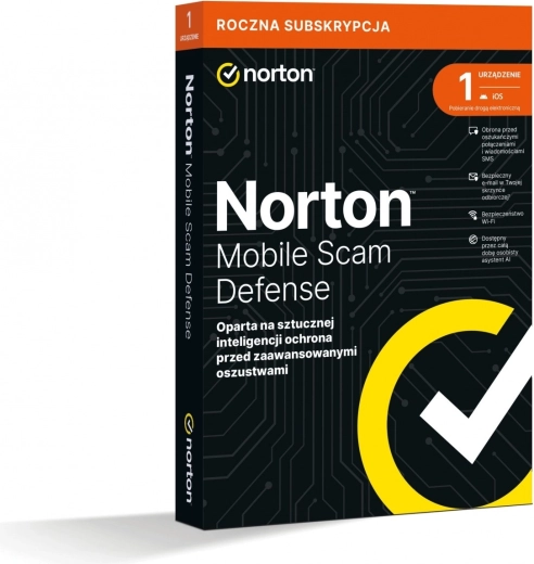 Norton Mobile Scam Defense – ochrana pred podvodmi pre mobil (1 zariadenie / 1 rok)