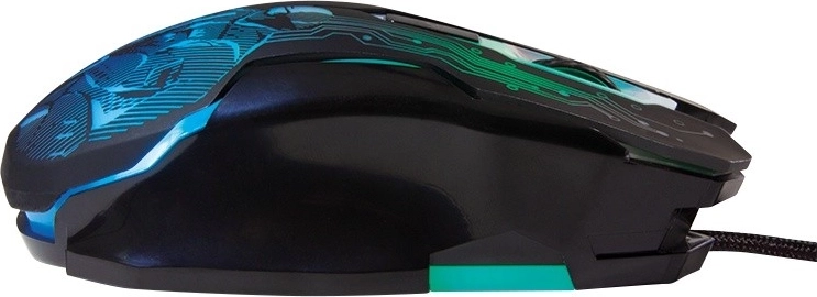 Ergonomický tvar a odolný opletený kábel