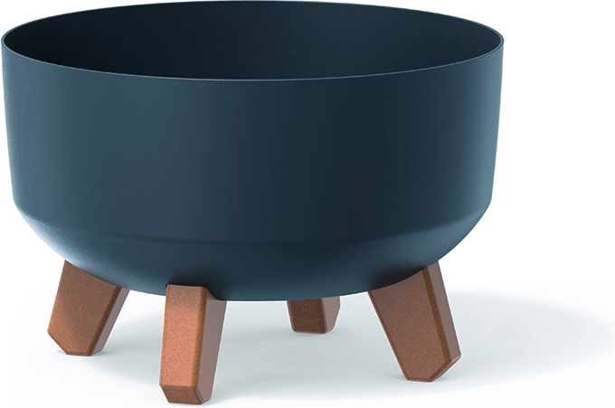 Kvetináč na nohách Gracia Low 23,5 cm antracit
