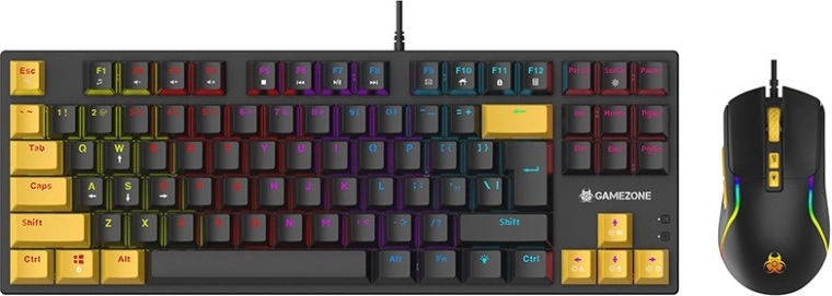 Herný set klávesnica a myš Tracer Gamezone Hornet87 USB
