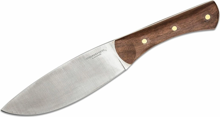 Condor Knulujulu – vonkajší nôž 16,9 cm, orechové drevo, kožené puzdro