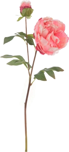 Umelá kvetina pivonka ružová 50 cm