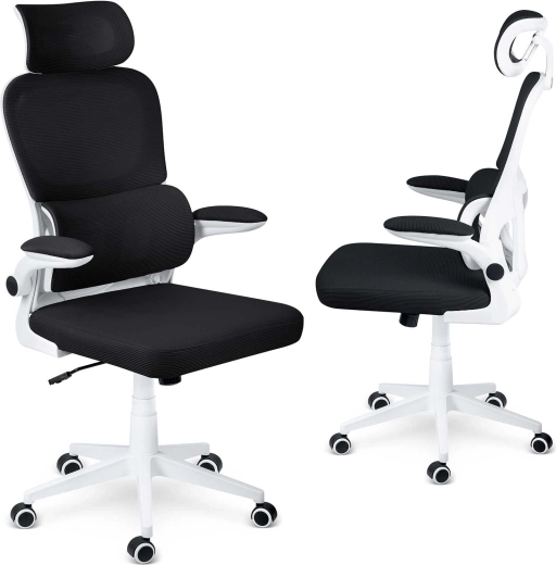 Ergonomická kancelárska stolička z mikrosiete Sofotel Formax, čierna