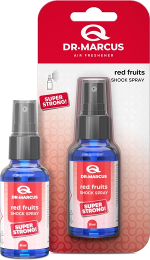 Dr. Marcus Shock Spray osviežovač vzduchu s vôňou červeného ovocia