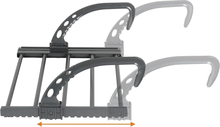 Nastaviteľná šírka 45–83 cm
