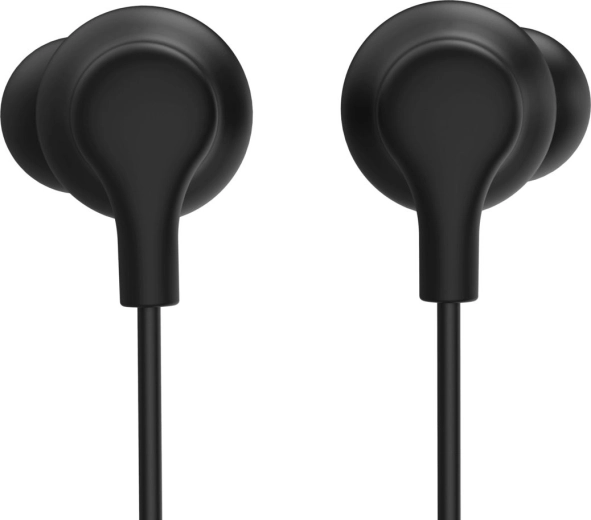 Pohodlné in-ear vyhotovenie s 3 veľkosťami nástavcov
