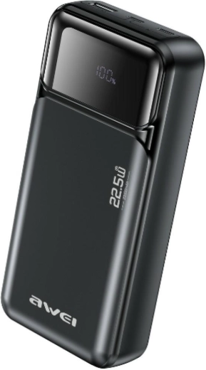 Powerbanka AWEI 20000 mAh 22,5 W PD s 2 USB-C