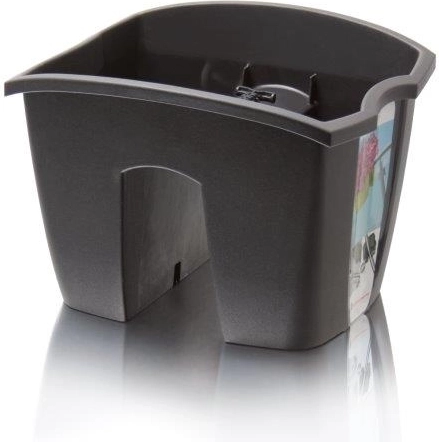 Truhlík na zábradlie Crown 24,2 cm antracit