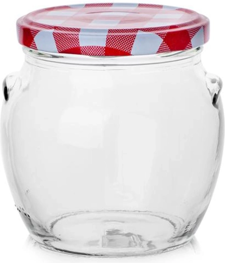 Zavárací pohár s viečkom TORO Amfora 520 ml