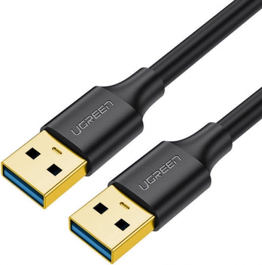 Ugreen USB-A na USB-A kábel USB 3.2 Gen 1 1 m čierny