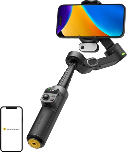 AOCHUAN Smart X3 stabilizátor pre mobil s AI senzorom (čierny)
