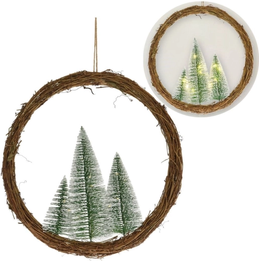 Teplé LED svetlo pre sviatočnú atmosféru