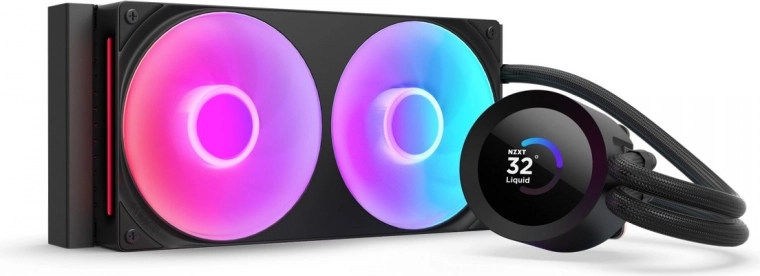 NZXT Kraken Plus 240 RGB LCD vodné chladenie čierne