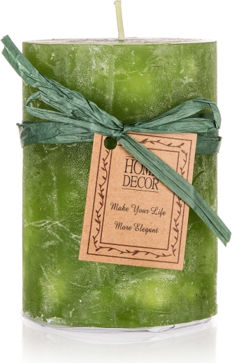 sviečka valec green 6,8 × 9,5 cm