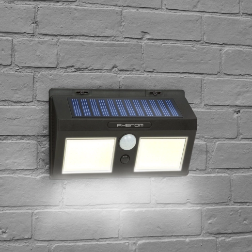 Solárny nástenný reflektor s pohybovým senzorom COB LED