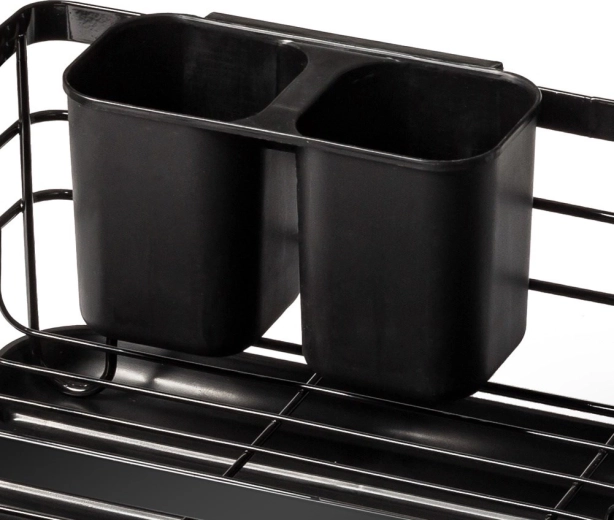 Dvojkomorový košík na príbory, vo vnútri aj zvonku