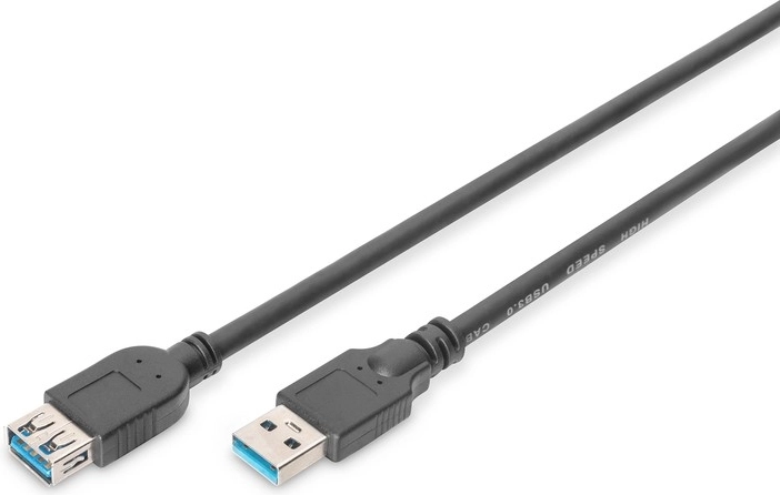 Predlžovací kábel USB 3.1 Gen 1 SuperSpeed 5 Gbps USB-A (samec/samica) 3 m čierny
