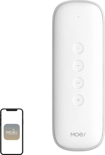 MOES ZigBee scénický spínač IP55 biely - 1 kus