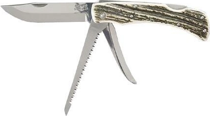 Mikov Hubert zatvárací lovecký nôž s parohom, 3 funkcie