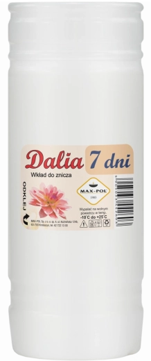 Sada 10 parafínových vložiek Dalia 19 cm (168 h)