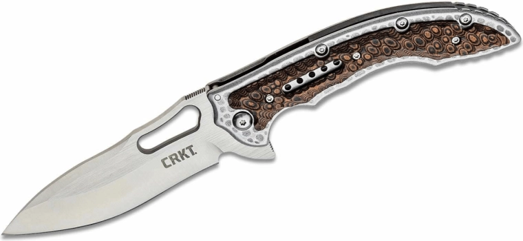CRKT Fossil Brown vreckový nôž 10 cm