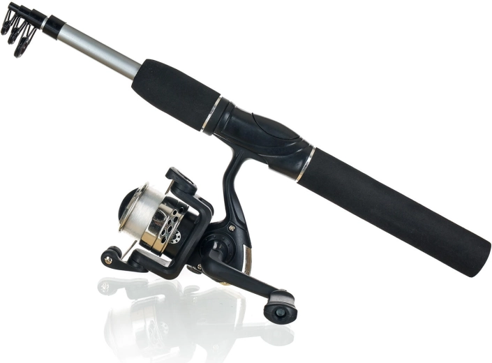 Teleskopický rybársky prút 180 cm s navijakom a príslušenstvom