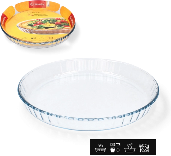 Sklenená forma na tart TERMISIL 28 cm