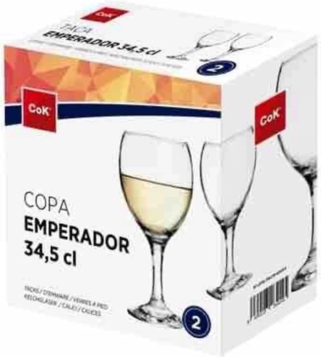 Poháre na víno Emperador 345 ml, sada 2 ks