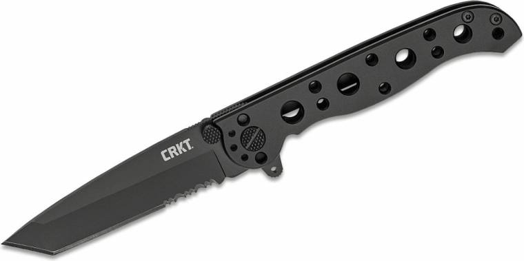 CRKT M16-10KS taktické vreckové nožík 7,6 cm, celočierny, nehrdzavejúca oceľ