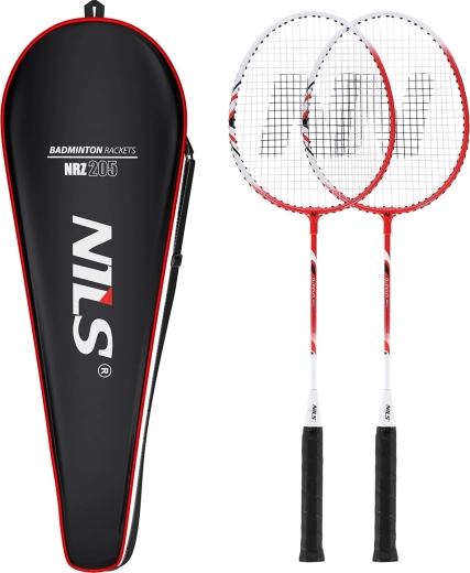 Bedmintonový set Nils pre začiatočníkov (2 rakety + obal)