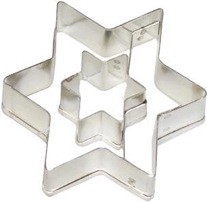 Vykrajovátko na cukrovinky hviezda s hviezdičkou