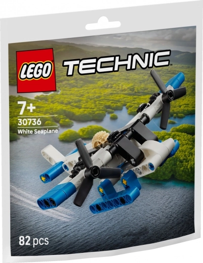 LEGO Technic biely hydroplán