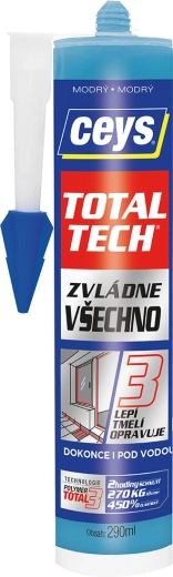 Univerzálne lepidlo a tmel 290 ml CEYS Total Tech Modré