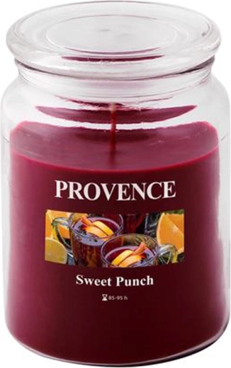 Vonná sviečka v skle PROVENCE sladký punč 95 hodín