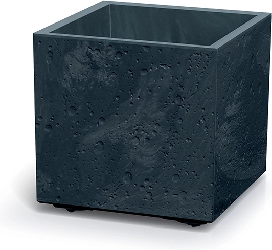 Kvetináč Sierra Square betónový efekt 38,5 × 38,5 cm antracit