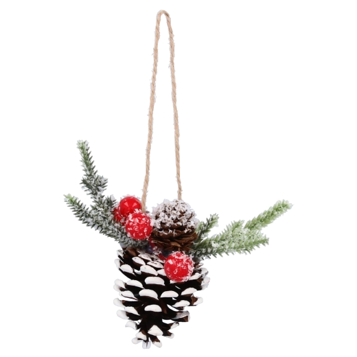 Vianočná závesná dekorácia šiška